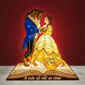 A Timeless Love Story Light Box - Personalized Gift For Couples 05HYTI281125-Homacus