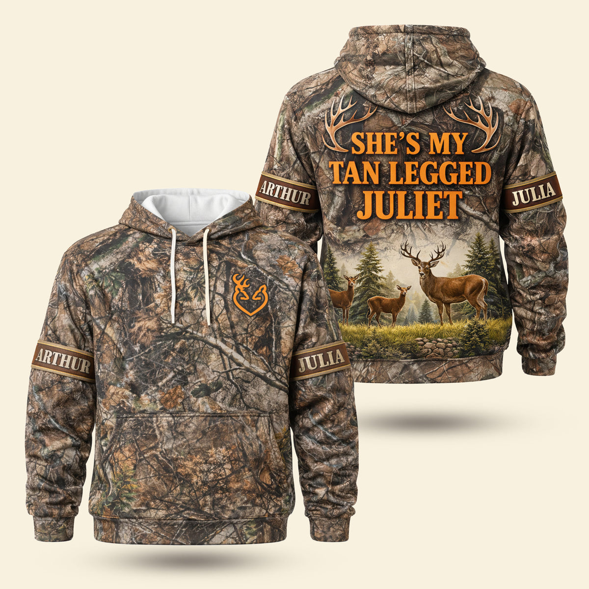 Couple Hunting 3D Shirt - Personalized Gifts For Couples 01huti270126-Homacus