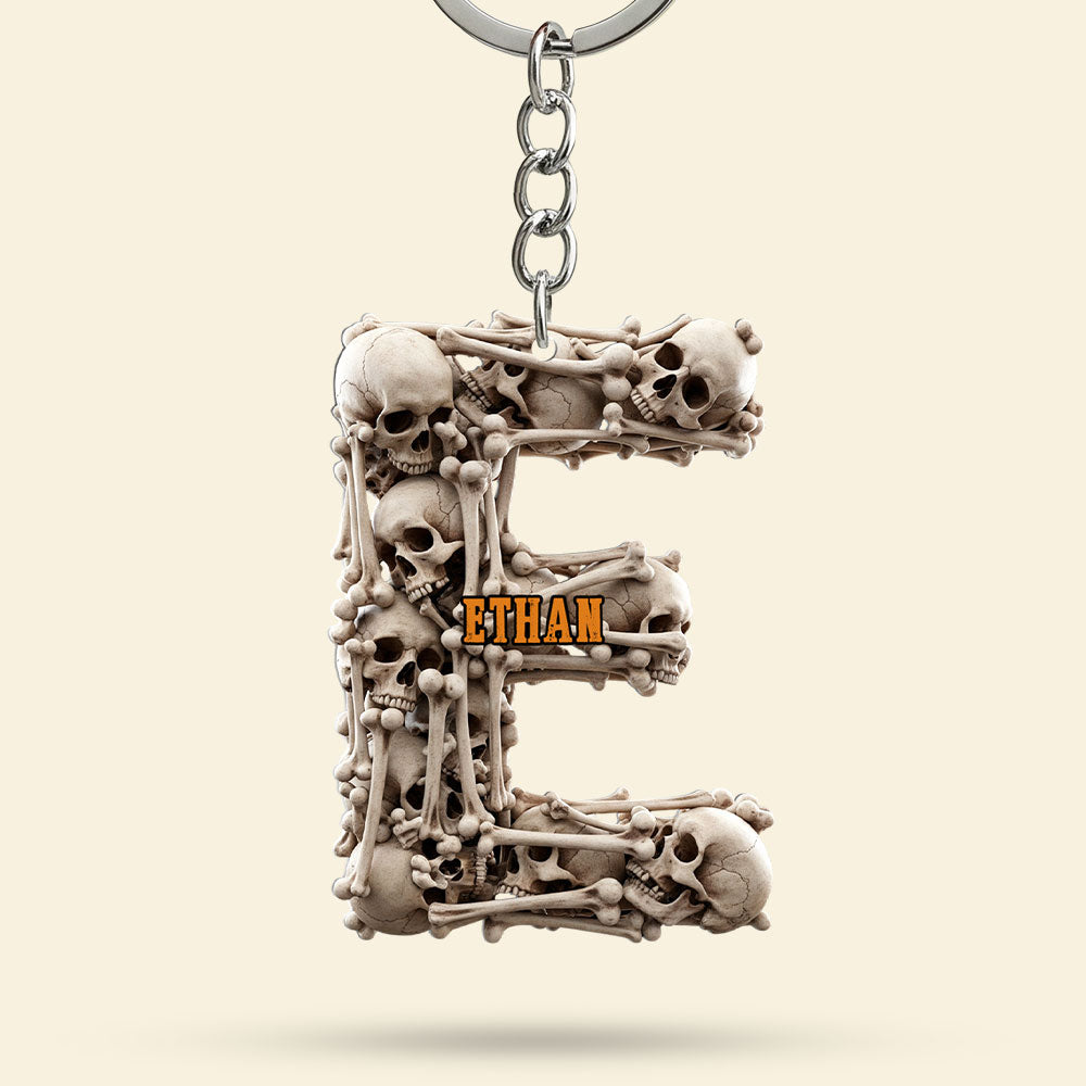 Skull Keychain - Personalized Gifts For Skull Lovers 02huti240725-Homacus