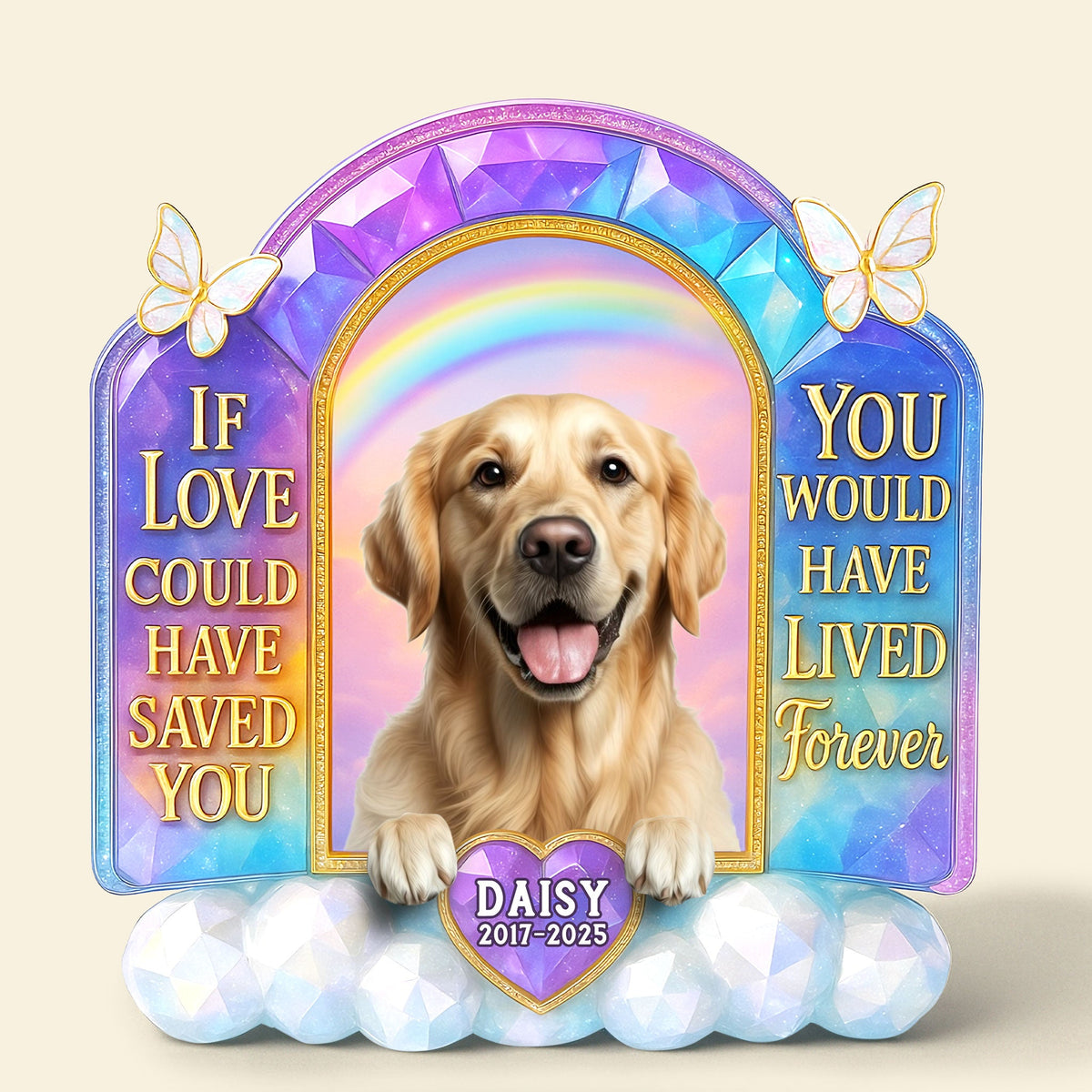 Memorial Dog Plaque - Custom Photo Gifts For Dog Lovers 01nati300525-Homacus