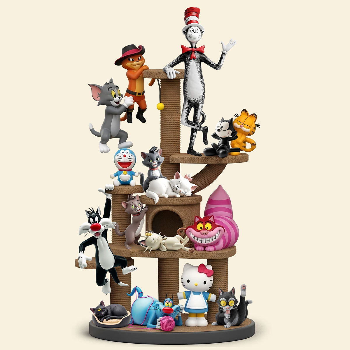 Pop Culture Cats Plaque - Personalized Gifts For Cat Lovers 03qhti300525-Homacus