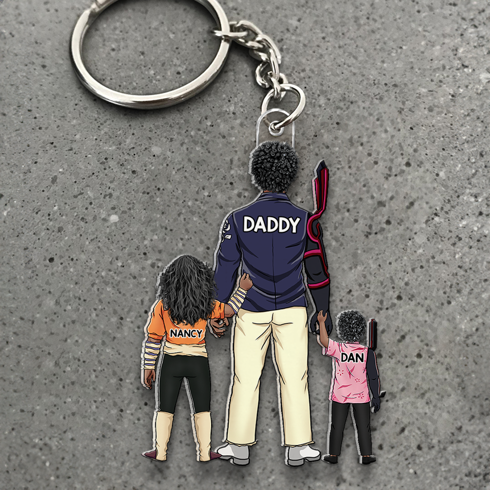 Dad Keychain - Personalized Gifts For Dad 04qhhu070525hg-Homacus
