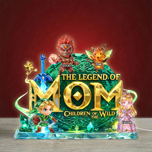 The Legend Of Mom Light Box Personalized Mother's Day Gifts 04OHTI140326-Homacus