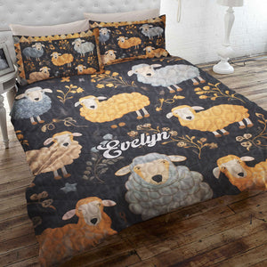 Personalized Gifts For Sheep Lover Quilt Bed Set 01kati261224-Homacus