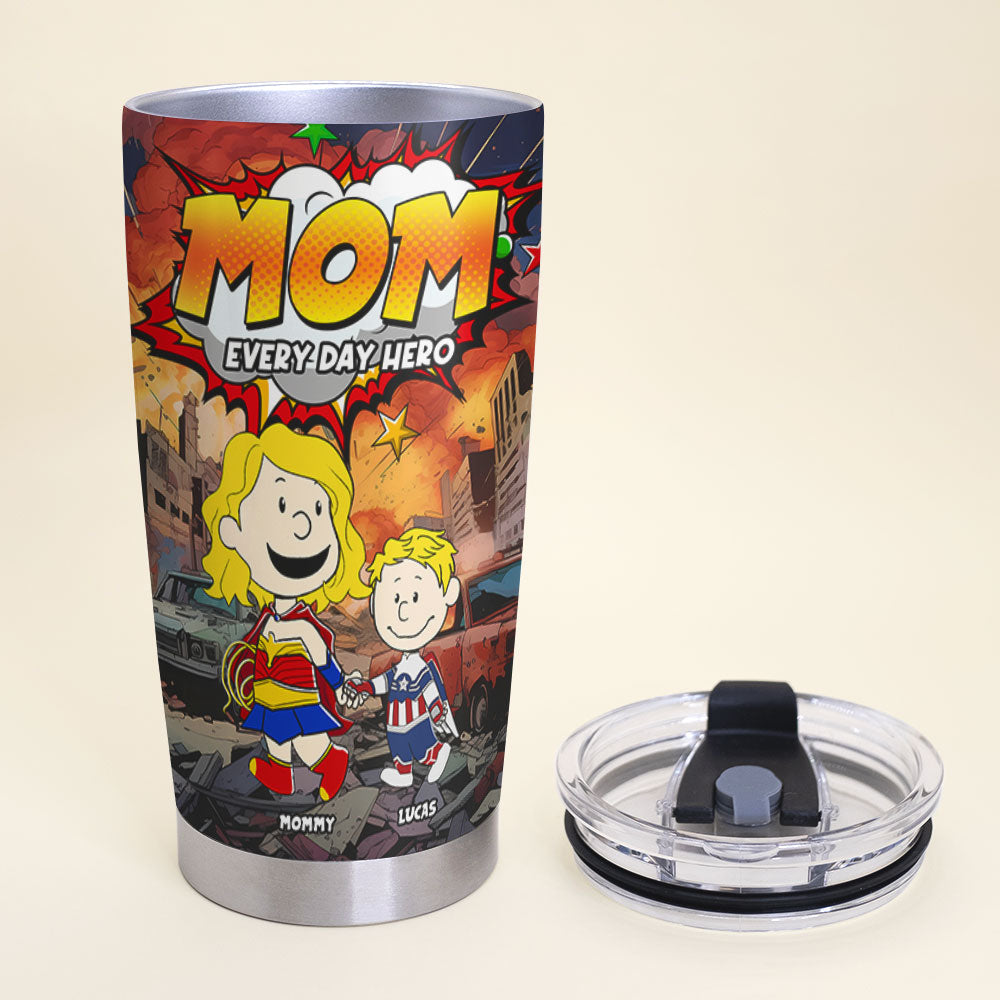 Personalized Gifts For Mom Tumbler Mom Everyday Hero 031toti260325pa-Homacus