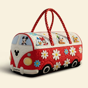 Cute Characters Quilted Duffle Bag - Personalized Gifts 07hyti191225-Homacus