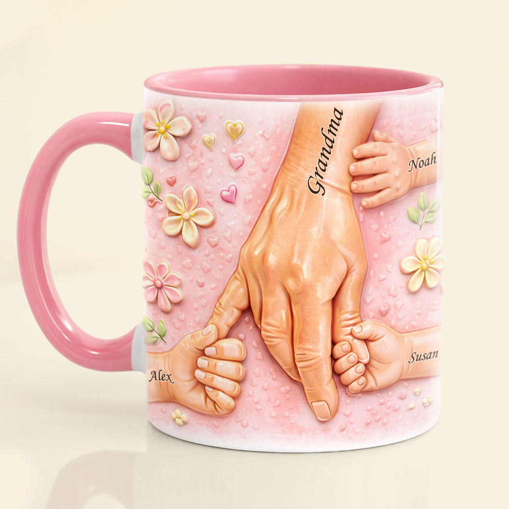 Hold Hand Coffee Accent Mug - Personalized Gifts For Mother's Day 01huti090126-Homacus