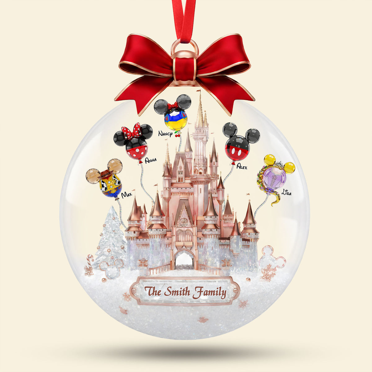 Balloon Fairytale Family Ornament - Personalized Gifts For Family 04ohti250925-Homacus