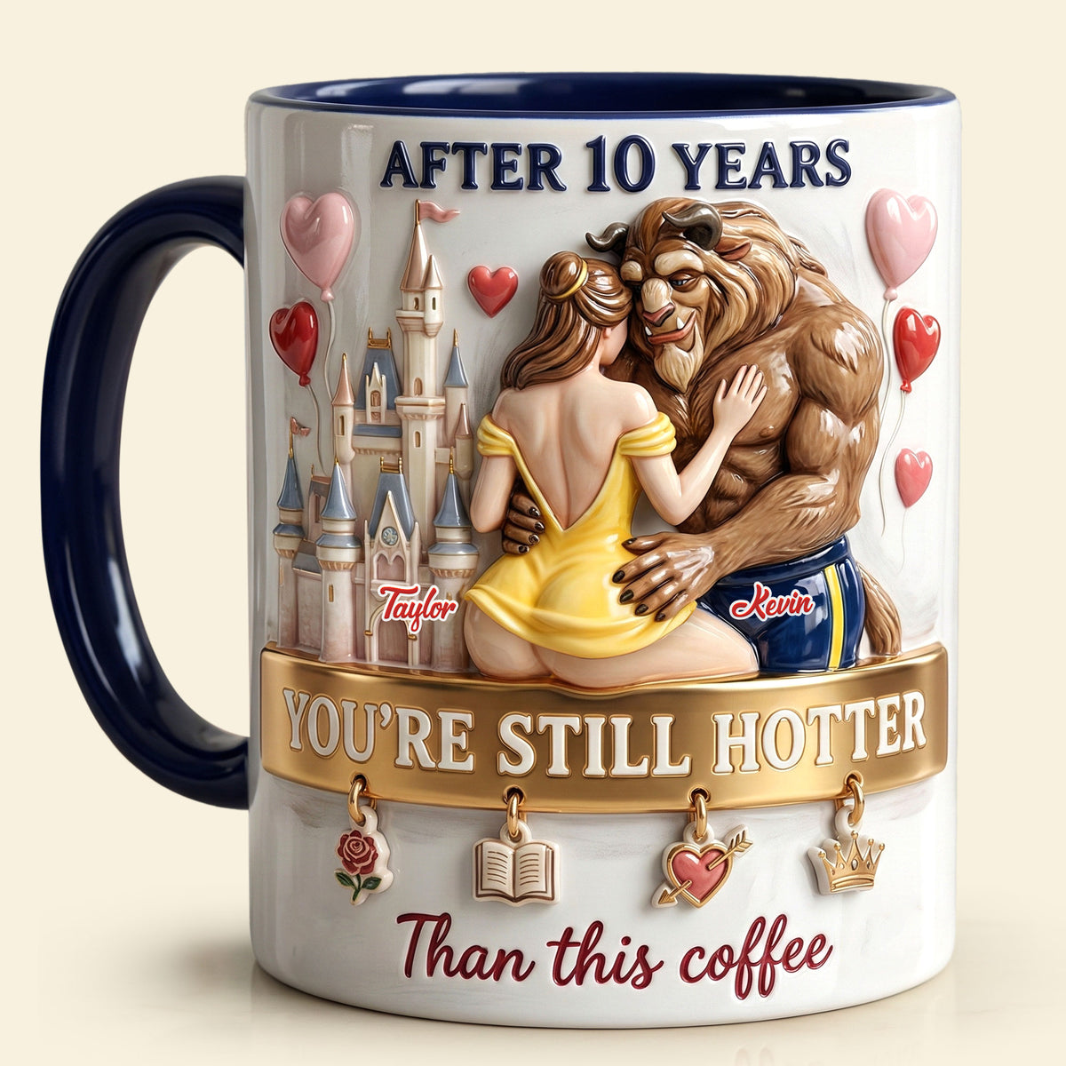 Fairytale Couple Accent Mug - Personalized Gifts For Couple 02qhti311225-Homacus