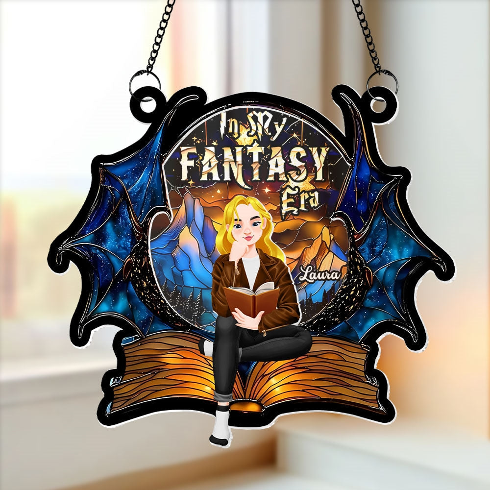 Personalized Gifts For Book Lover Suncatcher Ornament Fantasy Book 013xqti060125pa-Homacus