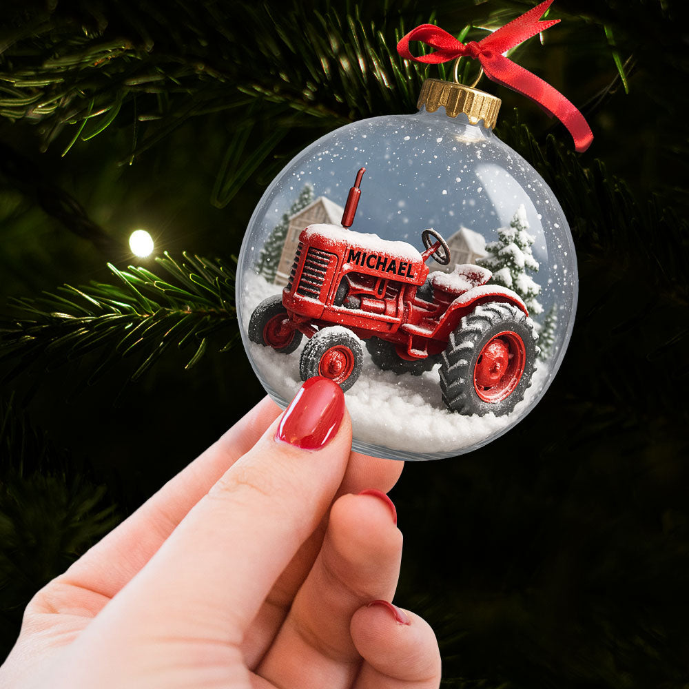 Tractor Ornament - Personalized Gifts For Farmers 05toti190825-Homacus