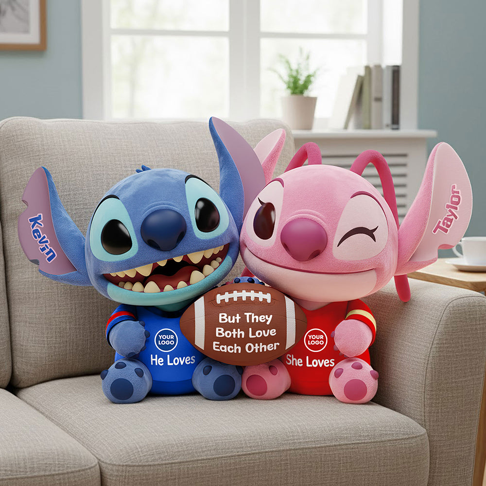 Sport Lover Couple Pillow - Personalized Gifts For Couple Sport Fans Pillow 05HUTI141125-Homacus