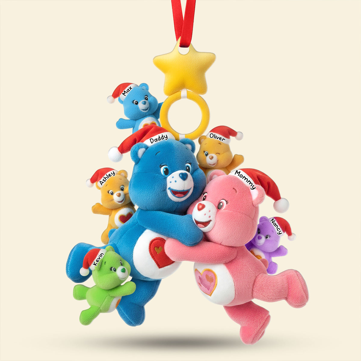 Cute Family Tree Ornament, Personalized Gifts For Family 01qhti290925-Homacus