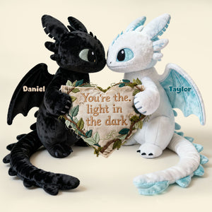 Couple Light In The Dark Pillow - Personalized Gifts For Couple 04pati151225-Homacus