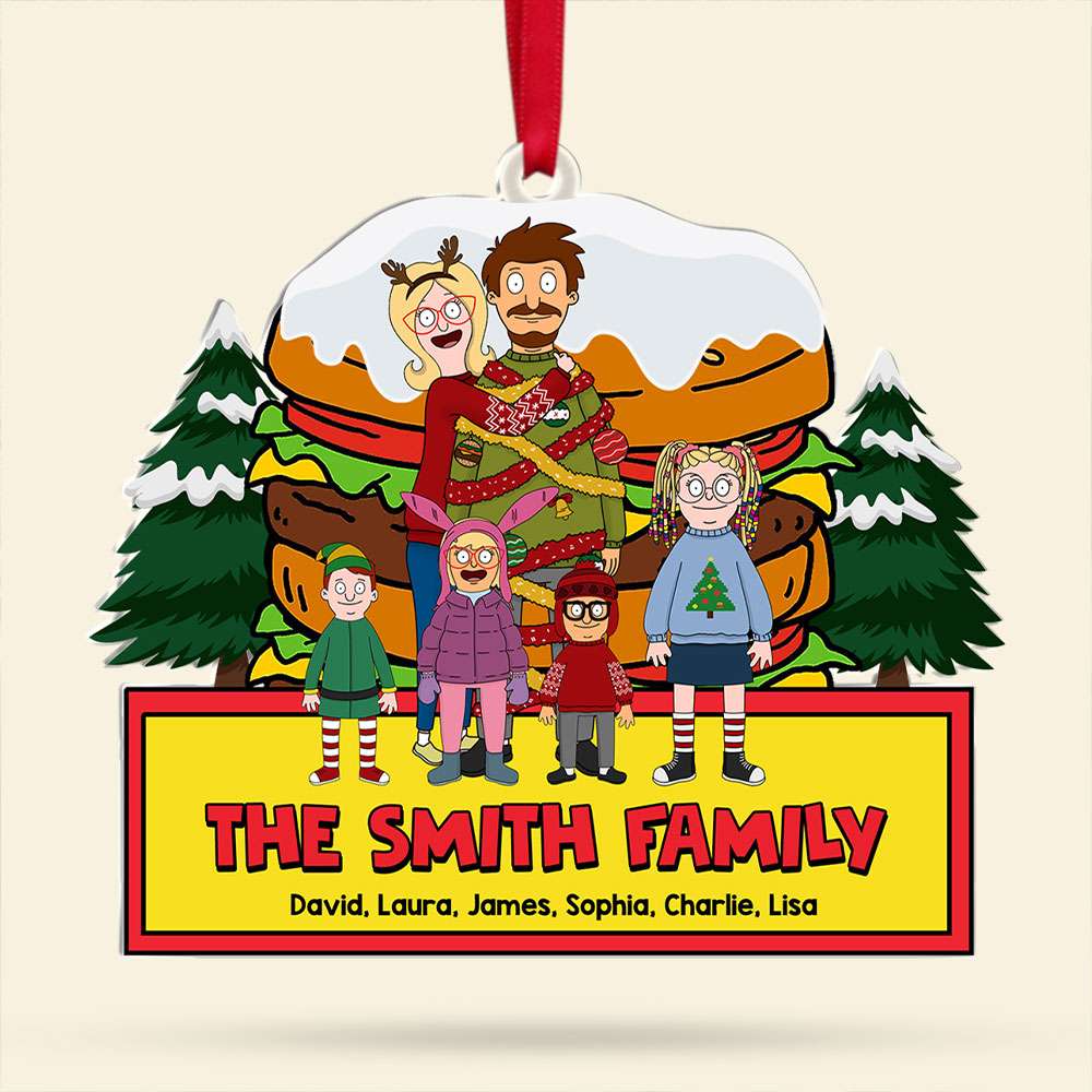 Personalized Gifts For Family, Tasty Acrylic Ornament Christmas 04XQTI091124HG-Homacus