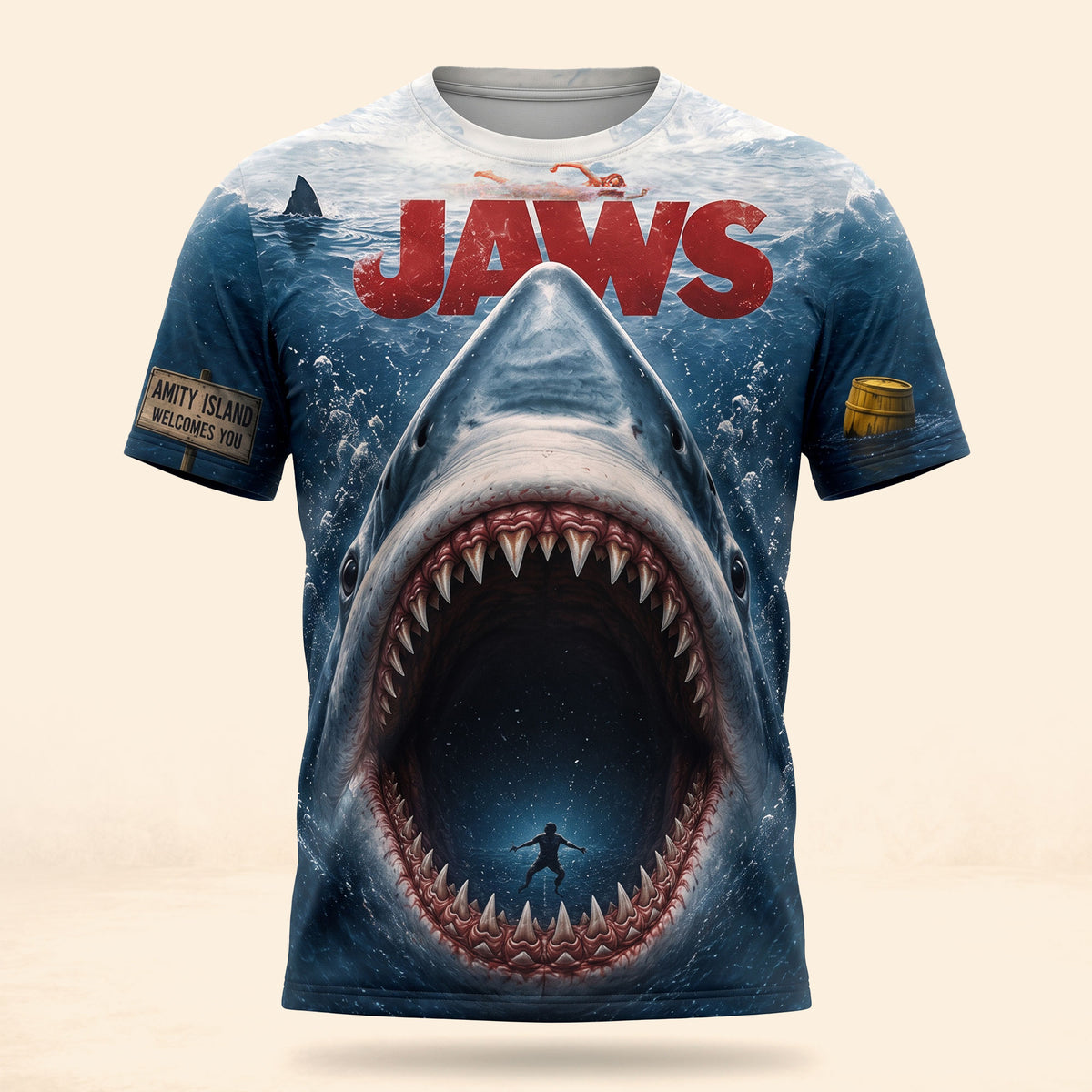 Scary Blue Ocean Shirt - Personalized Gifts 01nati140726-Homacus