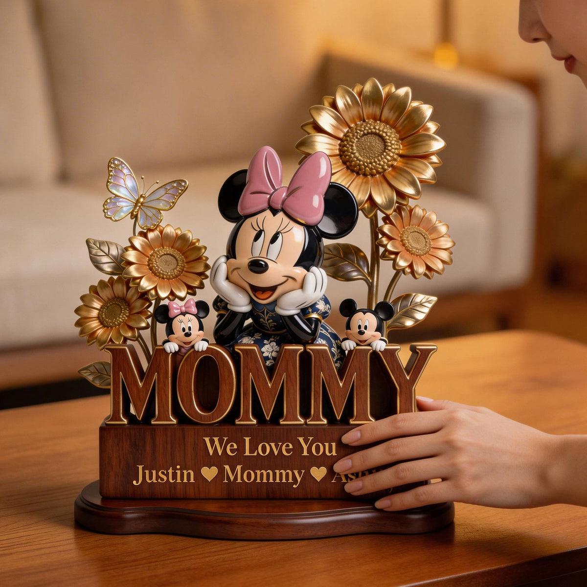 Mommy We Love You Acrylic Plaque - Personalized Gifts For Mother's Day Plaque 05TOTI200326-Homacus