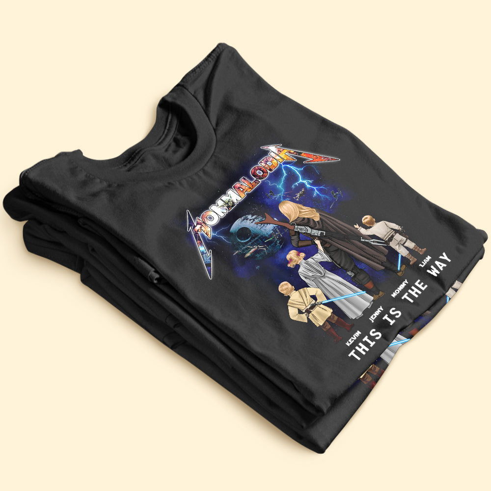 Galaxy Mom Shirt - Personalized Gifts For Mom 06ohti100425hg-Homacus