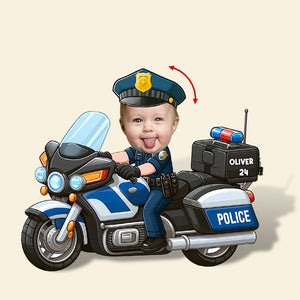 Custom Photo Gifts For Police Shaking Head Standee Cute Gifts-Homacus