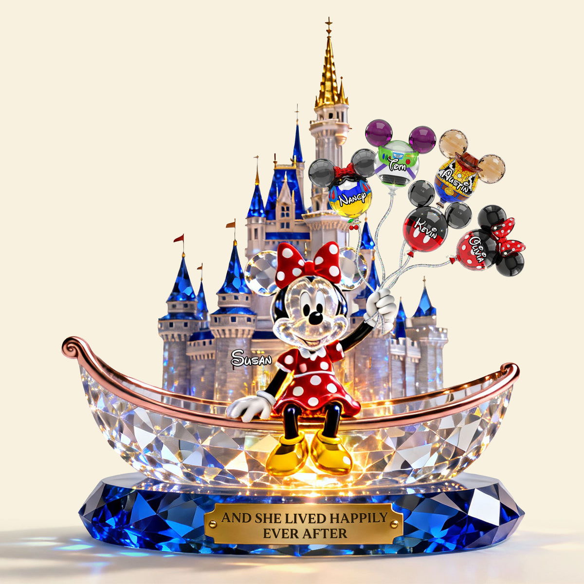 Balloons Of Mom's Love Acrylic Plaque - Personalized Gift For Mom 01OHTI130226-Homacus