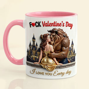 Love You Everyday Coffee Accent Mug - Personalized Gifts For Couple 03nati210126-Homacus