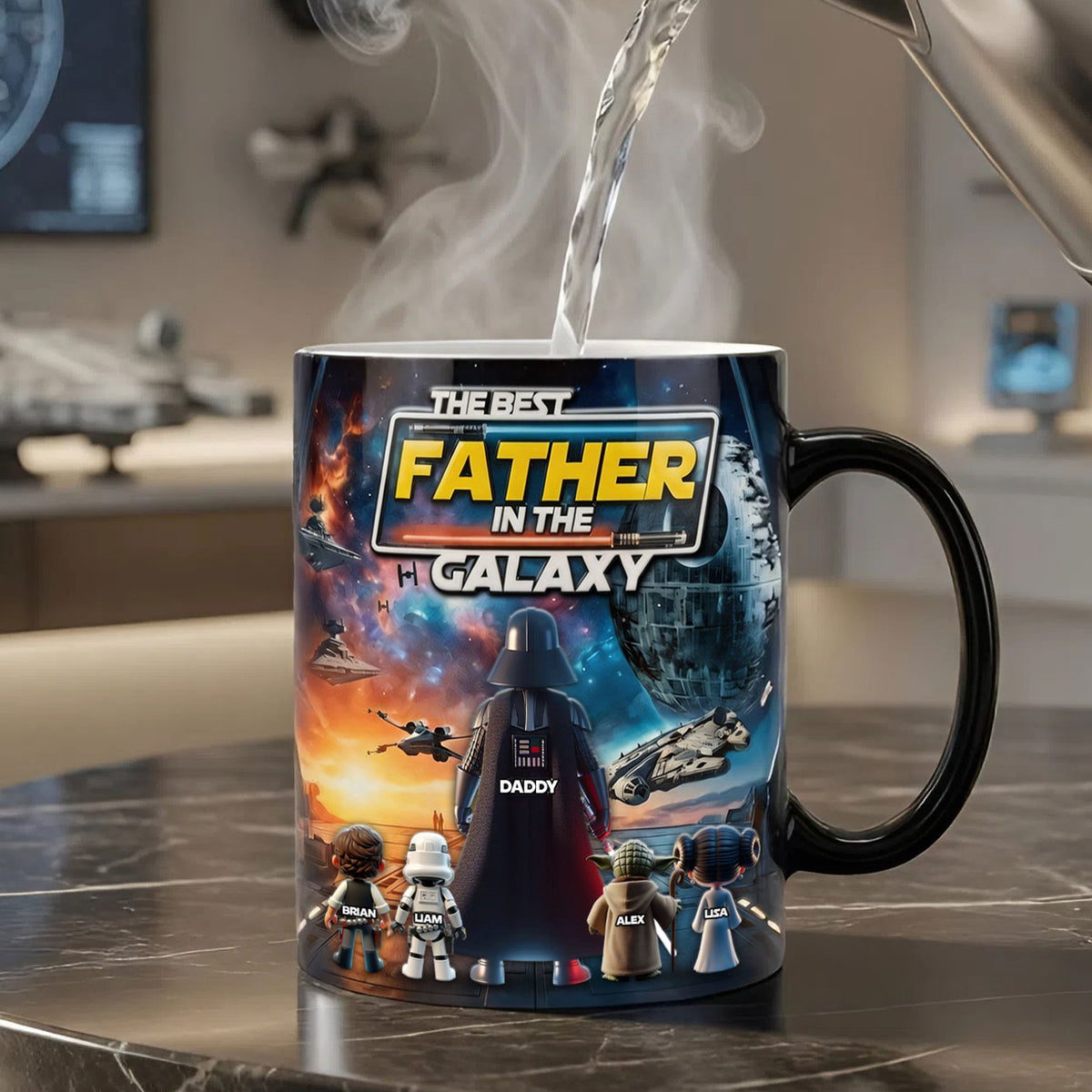 The Best Father Magic Coffee Mug - Personalized Gifts For Father 03ohti210426-Homacus