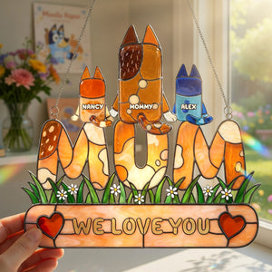 Love You Mom Suncatcher - Personalized Gifts For Mothers 03ohti170326-Homacus
