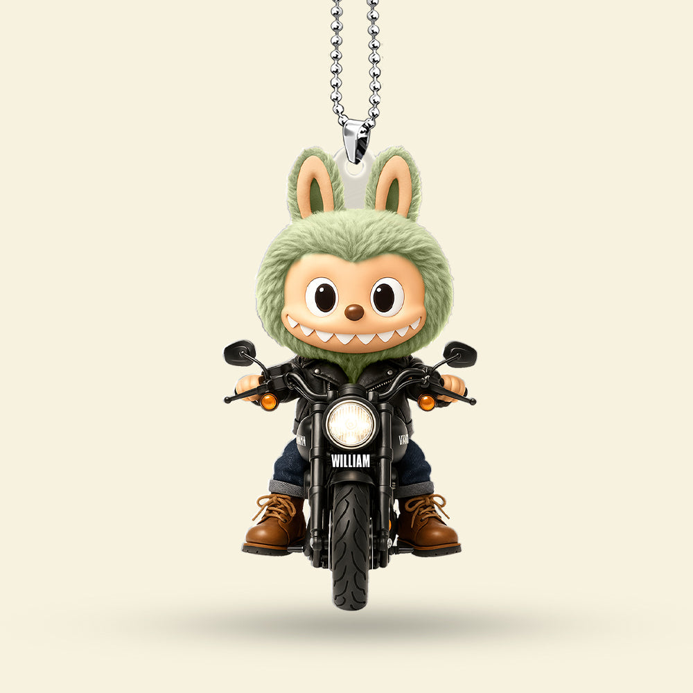 Cute Doll Car Ornament - Personalized Gifts For Motorcycle Lovers 02nati140725-Homacus