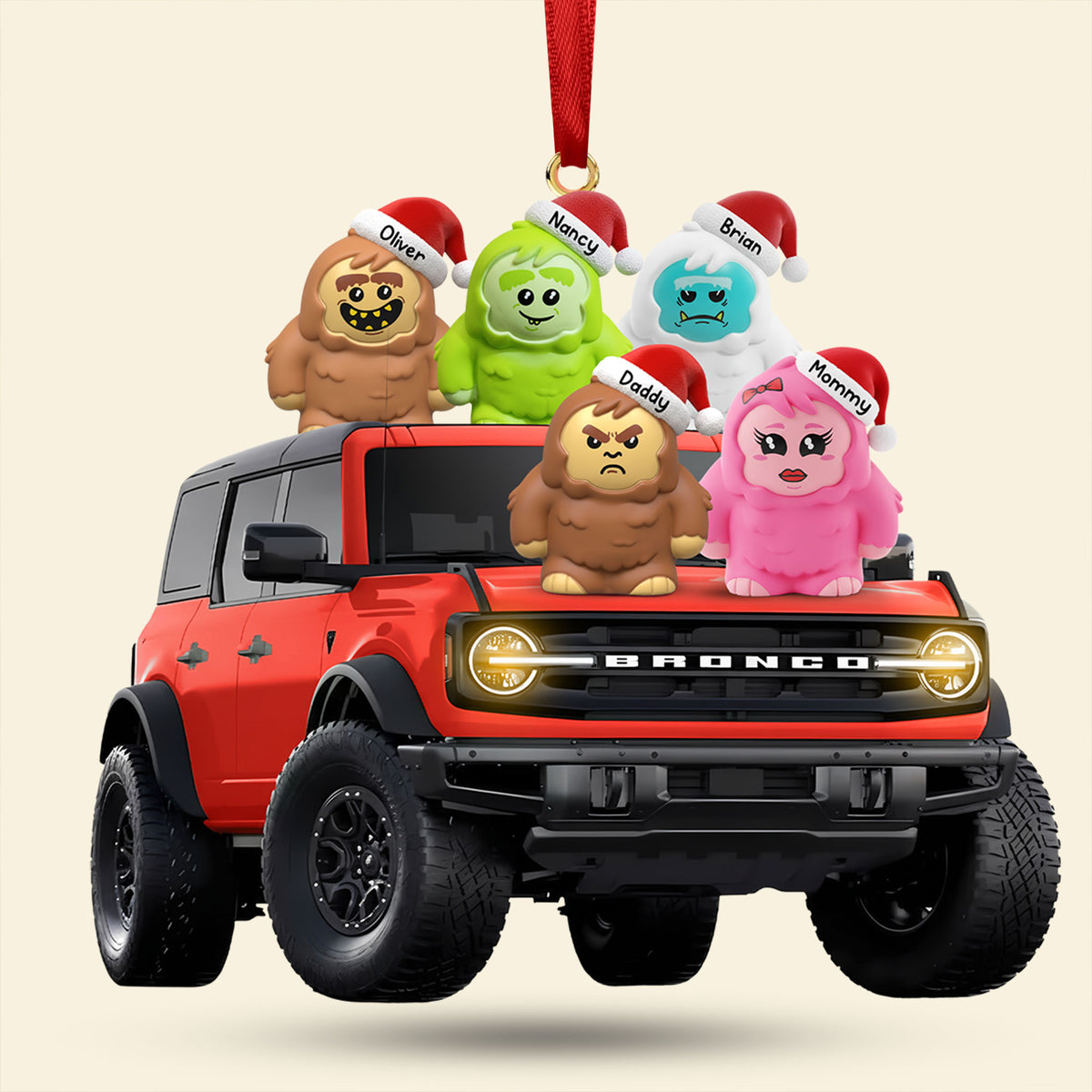 Fun Wild Off-road Gang Acrylic Ornament, Personalized Gifts For Off-road Lovers 02QHTI291025-Homacus