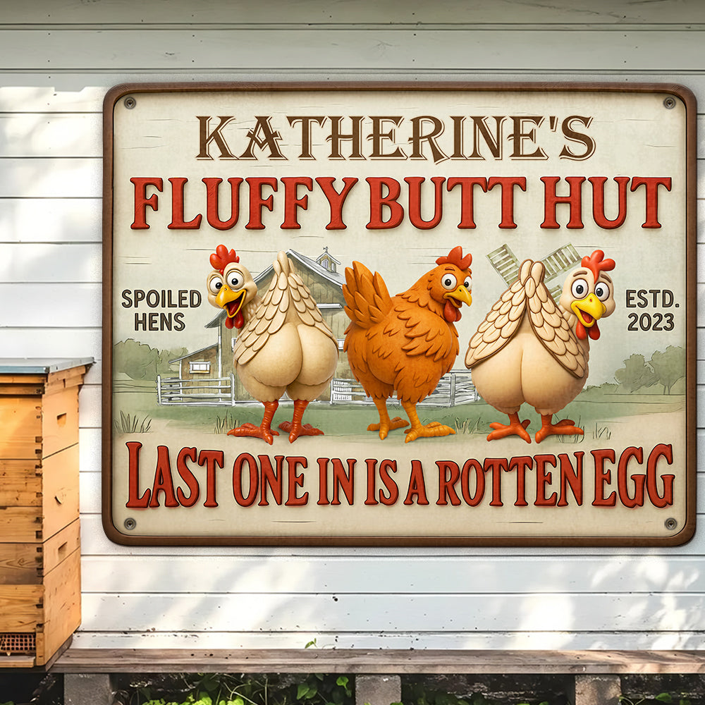 Funny Chicken Coop Signs - Custom Signs 01ohti110425-Homacus