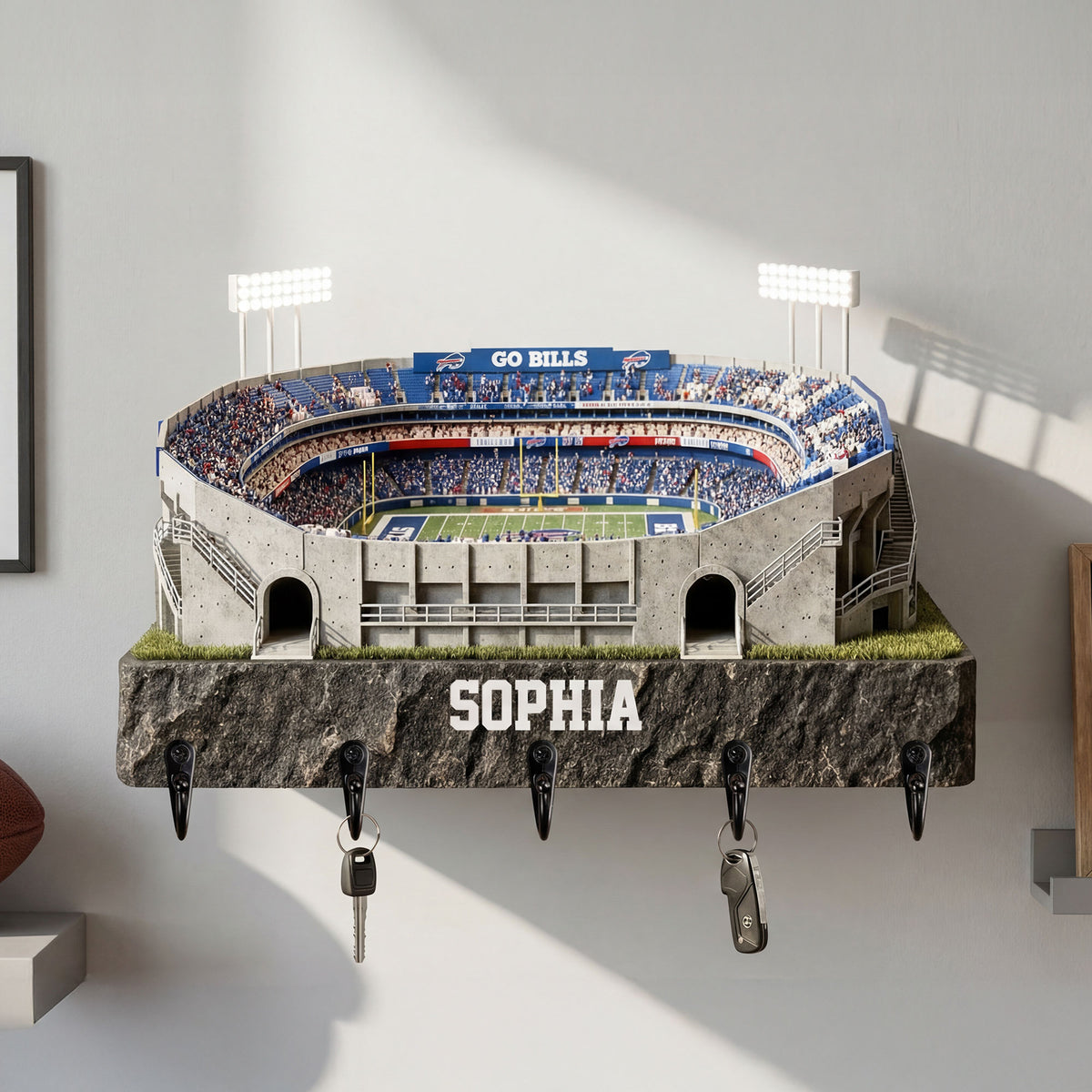 Sports Acrylic Key Hanger - Personalized Gifts 01hyti171225-Homacus