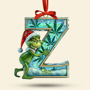 Funny Green Guy Ornament - Custom Letter Gifts For Loved Ones 01tgti180925-Homacus