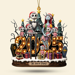 Spooky Family Ornament - Personalized Gifts For Family 05pati050925-Homacus