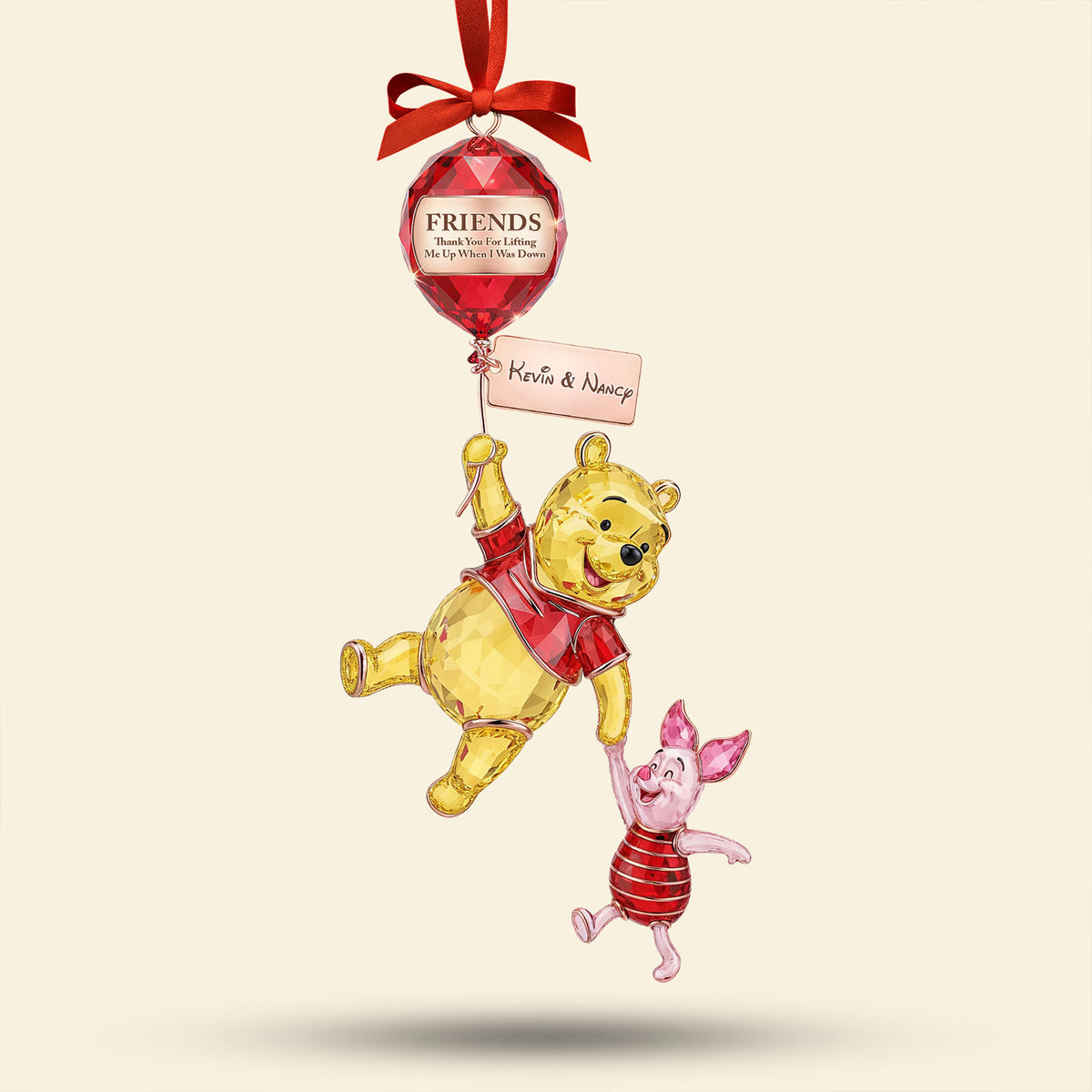 Good Friends Lift Each Other Up Ornament, Personalized Gifts For Friends 05qhti220925-Homacus