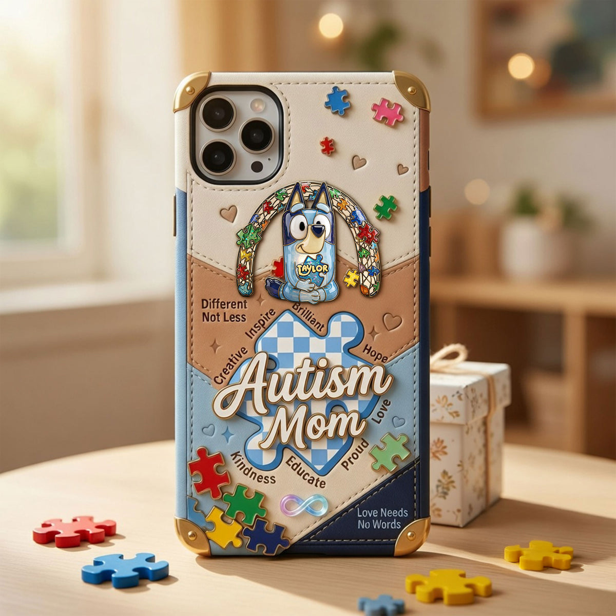 Cute Autism Mom Phone Case, Personalized Gifts For Autism Mom 03qhti100426-Homacus