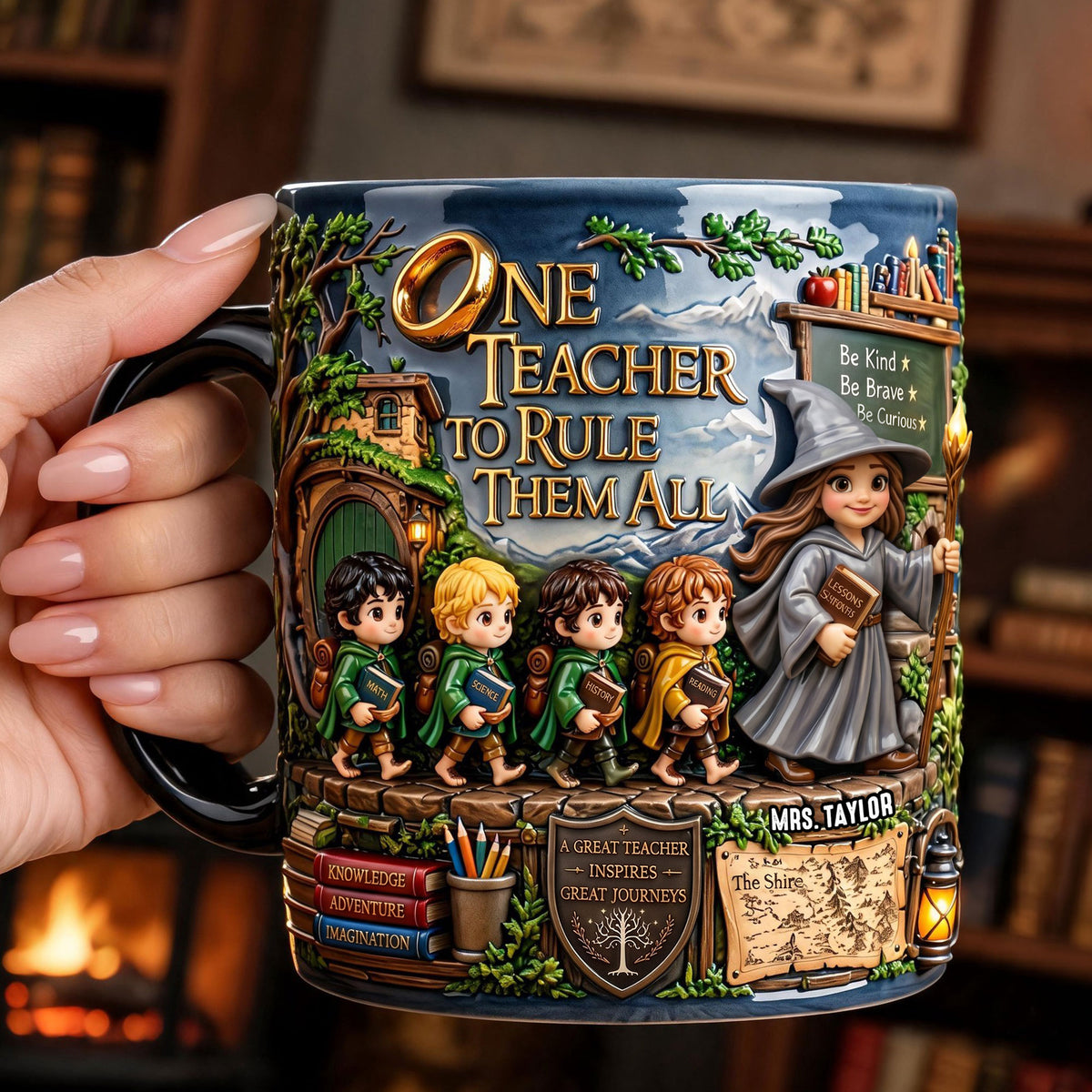 Legendary Mentor Magic Coffee Mug - Personalized Gifts For Teachers 04QHTI260526-Homacus