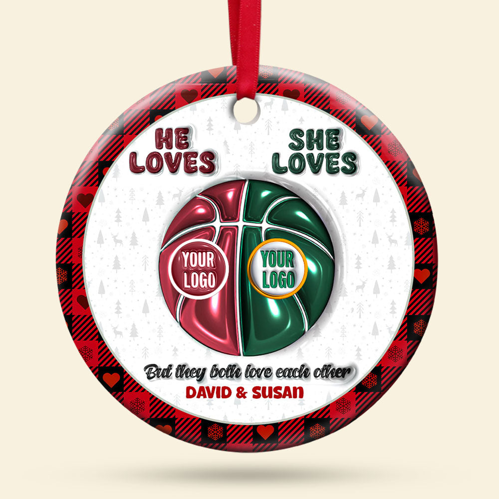 Personalized Gifts For Basketball-loving Couple Christmas Ornament 01huti101024-Homacus