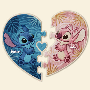 Cute Characters Personalized Christmas Gifts For Couple Doormat 05kiti041125-Homacus