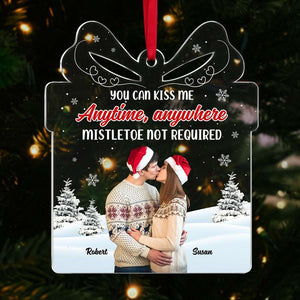 Personalized Custom Photo Gifts For Couples Christmas Acrylic Ornament 03PGTI281024-Homacus