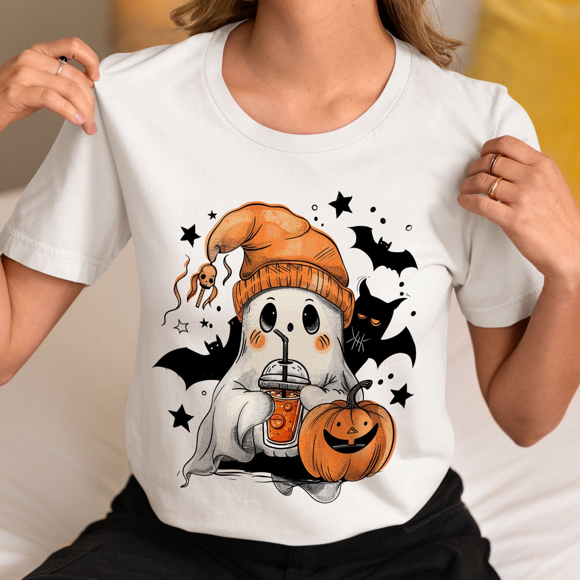 Gifts For Halloween Shirt Bat Ghost 07acxx050824-Homacus