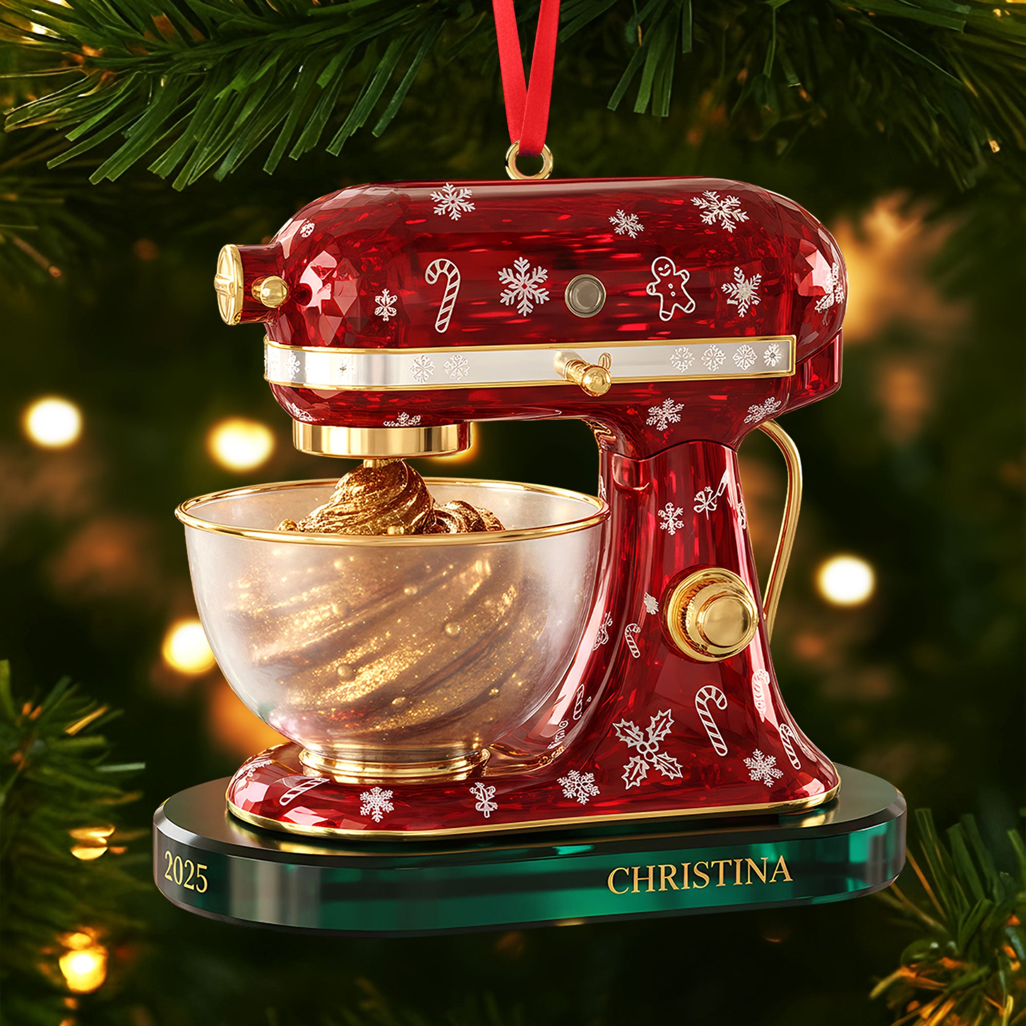 Baking Mixer Ornament - Personalized Gifts For Baking Lovers 04pgti041025-Homacus