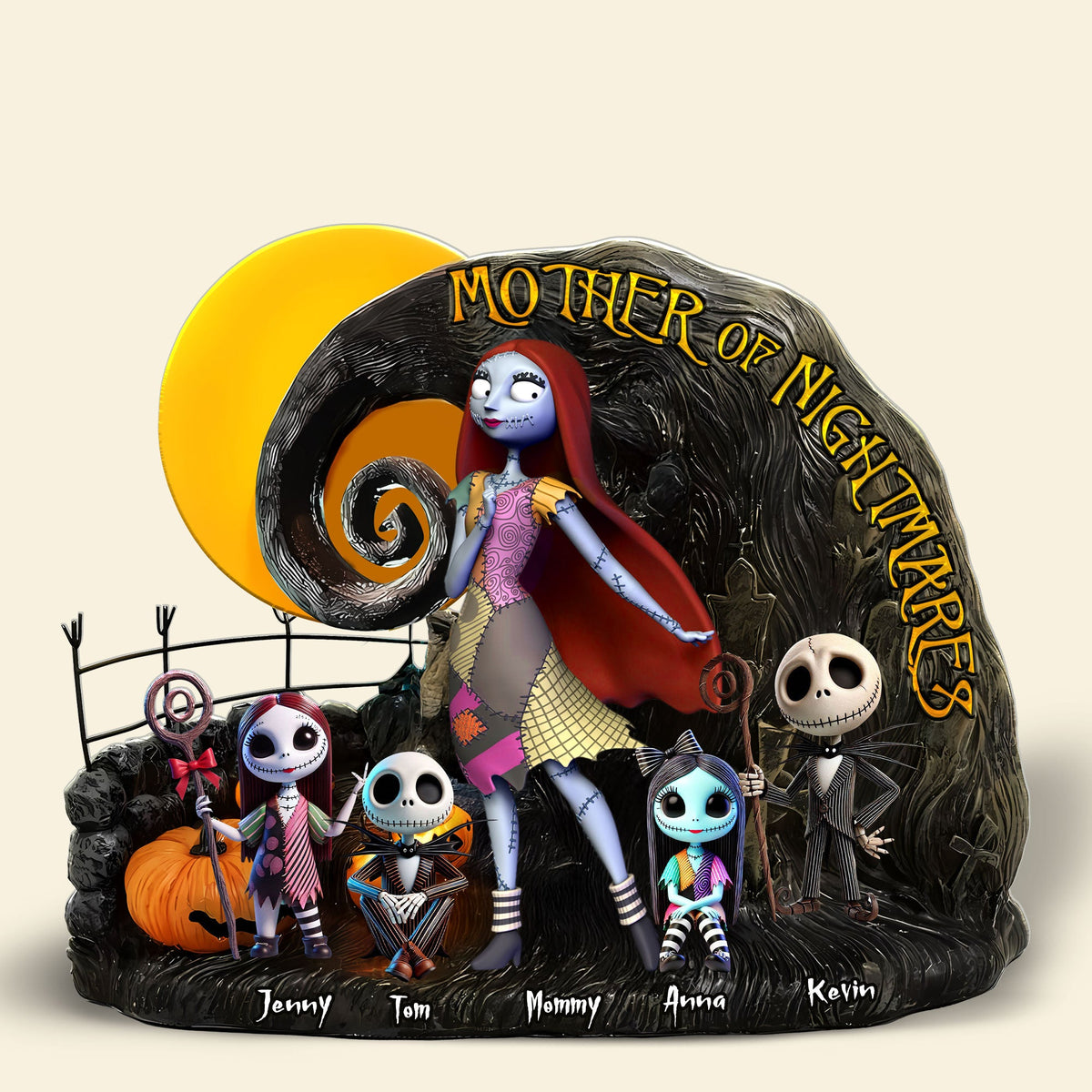 Queen Of Chaos - Personalized Christmas Gifts For Mom Plaque 04ohti020425-Homacus