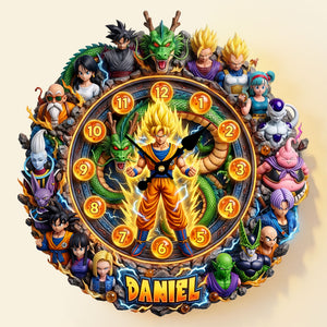 Legendary Acrylic Wall Clock Personalized Gifts 06HUTI050326-Homacus