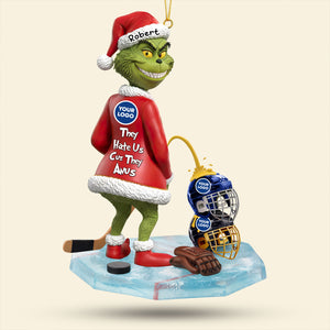 Funny Rivalry Christmas Ornament - Personalized Gifts for Sports Fans 03HUTI011025-Homacus