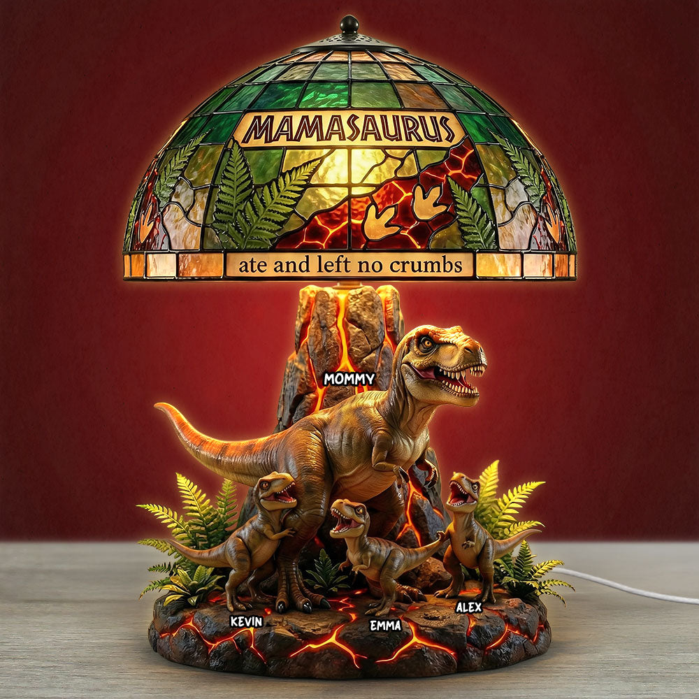 Fantastic Dinosaur Mom Light Box, Personalized Gifts For Mom & Grandma 01QHTI240226-Homacus