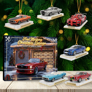 Christmas Car Ornament Blindbox - Gifts For Car Lover Christmas Advent Calendar Blind Box 03HYTI181025-Homacus