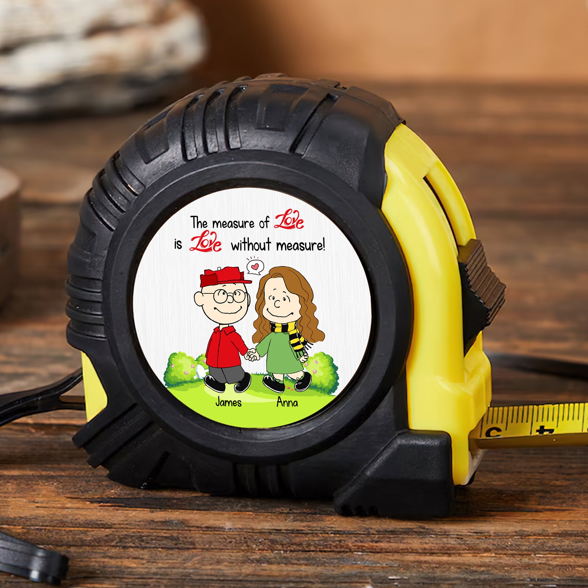 Personalized Gifts For Couple Tape Measure 06TODC040624HH-Homacus