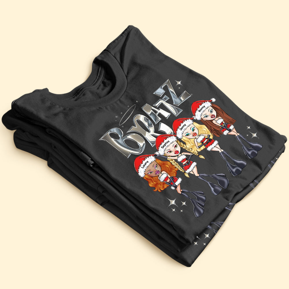 Sassy Baddie Christmas Gang Shirt, Personalized Gifts For Friends 04qhti100925-Homacus