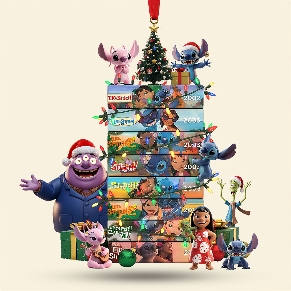 Film Stack Ornament - Personalized Gift For Christmas Ornament 03OHTI011125-Homacus