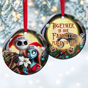 Personalized Gifts For Horror Couple Ornament, Character 01tgti081124-Homacus